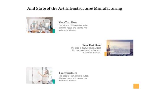 Equity Capital Funding And State Of The Art Infrastructure Manufacturing Ppt Gallery Show PDF