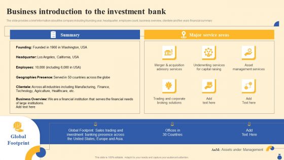 Equity Funding And Debt Financing Pitchbook Business Introduction To The Investment Background PDF