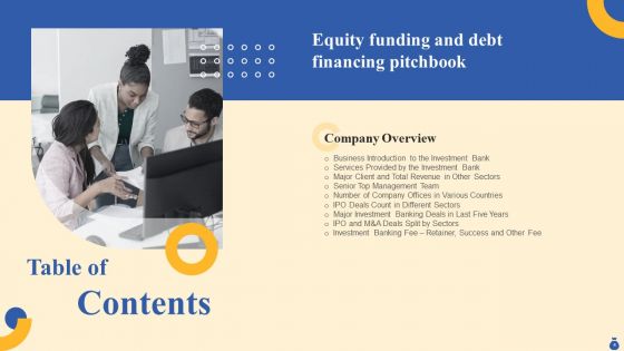 Equity Funding And Debt Financing Pitchbook Ppt PowerPoint Presentation Complete Deck With Slides
