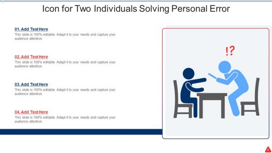 Error Icon Ppt PowerPoint Presentation Complete Deck With Slides