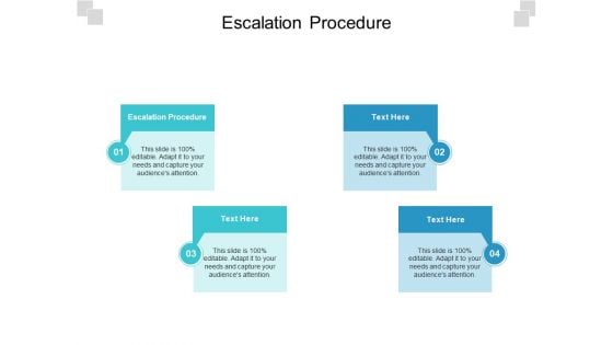 Escalation Procedure Ppt PowerPoint Presentation Icon Tips Cpb Pdf