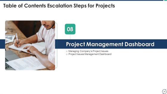 Escalation Steps For Projects Ppt PowerPoint Presentation Complete Deck With Slides
