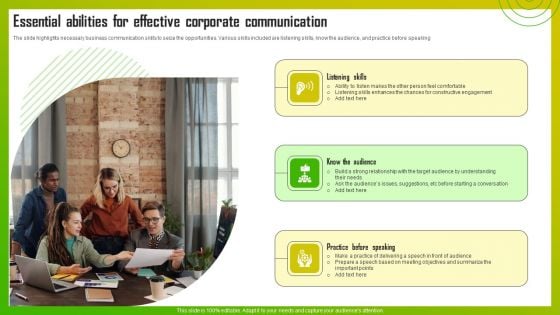 Essential Abilities For Effective Corporate Communication Pictures PDF