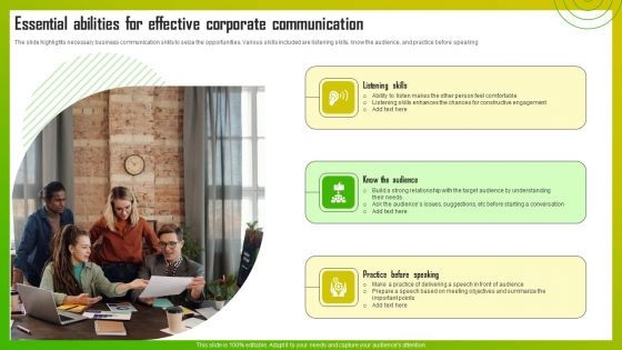 Essential Abilities For Effective Corporate Communication Pictures PDF Essential Abilities For Effective Corporate Communication Pictures PDF