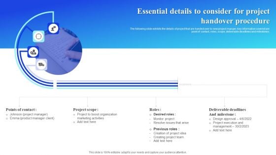 Essential Details To Consider For Project Handover Procedure Introduction PDF Essential Details To Consider For Project Handover Procedure Introduction PDF
