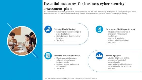 Essential Measures For Business Cyber Security Assessment Plan Rules PDF