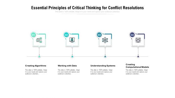 Essential Principles Of Critical Thinking For Conflict Resolutions Ppt PowerPoint Presentation Slides Graphics Design PDF Essential Principles Of Critical Thinking For Conflict Resolutions Ppt PowerPoint Presentation Slides Graphics Design PDF