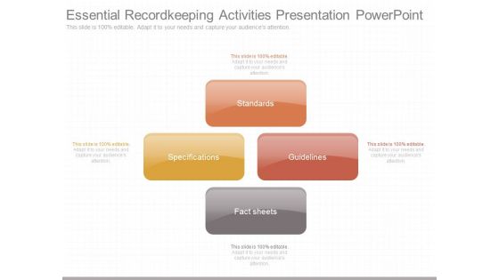 Essential Recordkeeping Activities Presentation Powerpoint