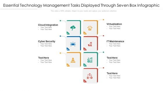 Essential Technology Management Tasks Displayed Through Seven Box Infographic Ppt PowerPoint Presentation File Outline PDF Essential Technology Management Tasks Displayed Through Seven Box Infographic Ppt PowerPoint Presentation File Outline PDF