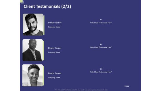 Essential Terms And Conditions For A Business Client Testimonials Strategy Introduction PDF