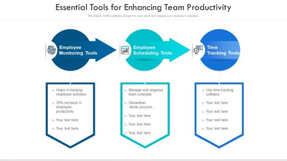 Essential Tools For Enhancing Team Productivity Ppt File Infographics PDF Essential Tools For Enhancing Team Productivity Ppt File Infographics PDF