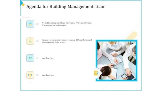 Establish Management Team Agenda For Building Management Team Ppt Infographics Guidelines PDF Establish Management Team Agenda For Building Management Team Ppt Infographics Guidelines PDF