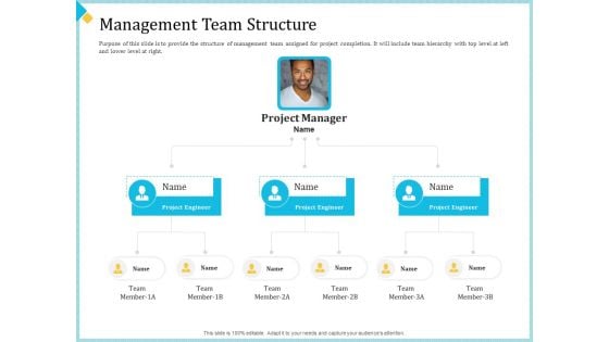 Establish Management Team Management Team Structure Ppt Infographics Example Topics PDF