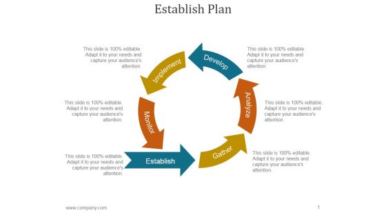 Establish Plan Ppt PowerPoint Presentation Template