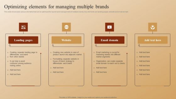 Establishing A Brand Identity For Organizations With Several Brands Optimizing Elements For Managing Multiple Brands Information PDF