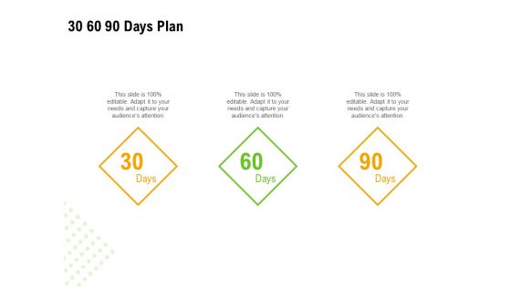 Establishing A Winning Business Model 30 60 90 Days Plan Ppt Show Guide PDF