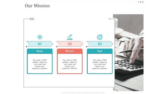 Establishing And Implementing HR Online Learning Program Our Mission Mockup PDF