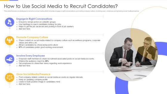 Establishing Social Media Hiring Plan How To Use Social Media To Recruit Candidates Download PDF