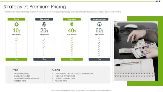 Estimating The Price Strategy 7 Premium Pricing Guidelines PDF