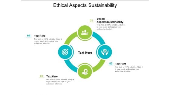 Ethical Aspects Sustainability Ppt PowerPoint Presentation Show Pictures Cpb