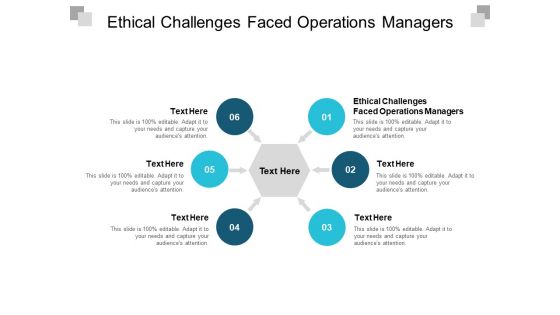 Ethical Challenges Faced Operations Managers Ppt PowerPoint Presentation Infographic Template Slide Download Cpb