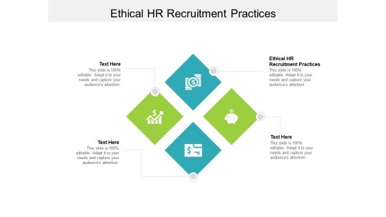 Ethical HR Recruitment Practices Ppt PowerPoint Presentation Inspiration Model Cpb Pdf