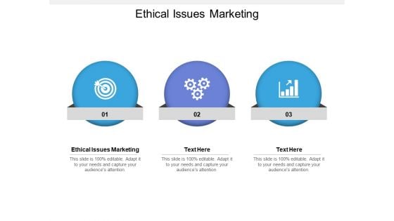 Ethical Issues Marketing Ppt PowerPoint Presentation Slides Smartart Cpb