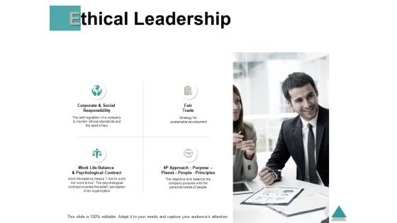 Ethical Leadership Ppt PowerPoint Presentation Model Good