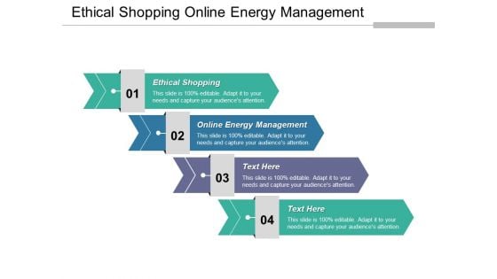 Ethical Shopping Online Energy Management Ppt PowerPoint Presentation Visual Aids Infographics