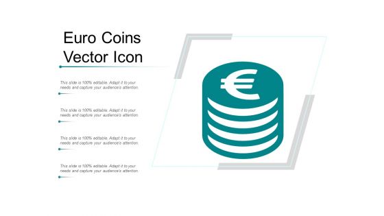 Euro Coins Vector Icon Ppt Powerpoint Presentation Styles Show