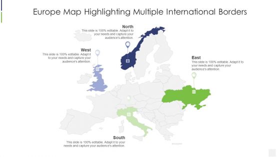 Europe Map Highlighting Multiple International Borders Designs PDF Europe Map Highlighting Multiple International Borders Designs PDF