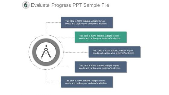 Evaluate Progress Ppt Sample File