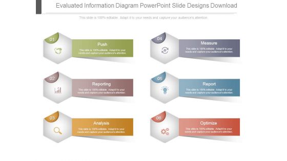 Evaluated Information Diagram Powerpoint Slide Designs Download