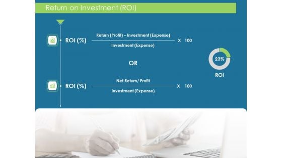 Evaluating Performance Return On Investment ROI Ppt Outline Designs PDF