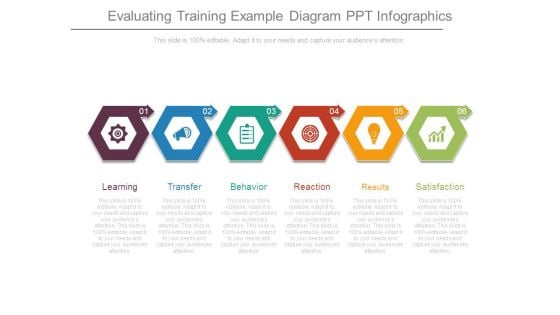 Evaluating Training Example Diagram Ppt Infographics Evaluating Training Example Diagram Ppt Infographics
