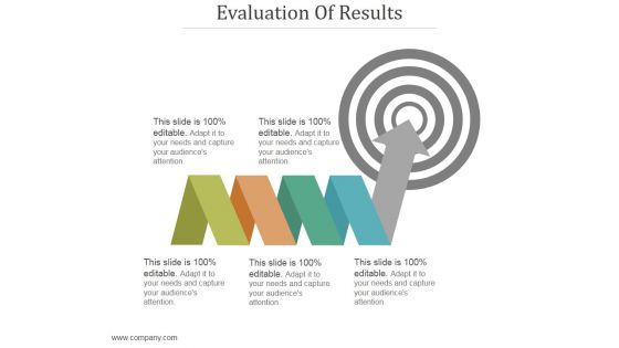 Evaluation Of Results Ppt PowerPoint Presentation Information