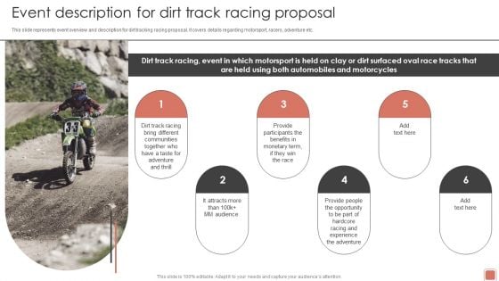 Event Funding Event Description For Dirt Track Racing Proposal Topics PDF