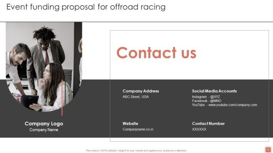 Event Funding Proposal For Offroad Racing Ppt PowerPoint Presentation Complete Deck With Slides Slide17