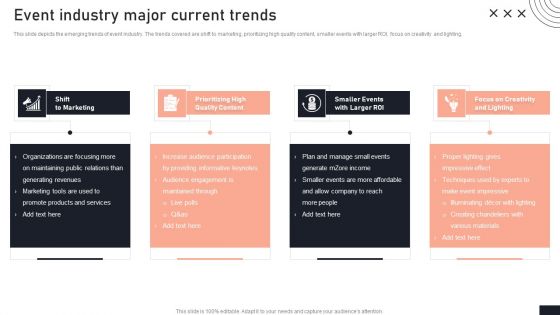 Event Industry Major Current Trends Stakeholder Engagement Plan For Launch Event Rules PDF