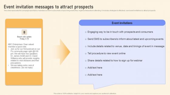 Event Invitation Messages To Attract Prospects Ppt PowerPoint Presentation File Example File PDF Event Invitation Messages To Attract Prospects Ppt PowerPoint Presentation File Example File PDF