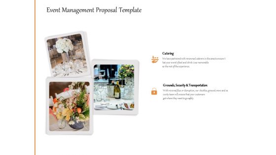 Event Management Proposal Template Ppt PowerPoint Presentation Gallery Guidelines PDF