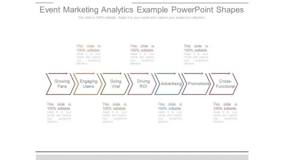 Event Marketing Analytics Example Powerpoint Shapes