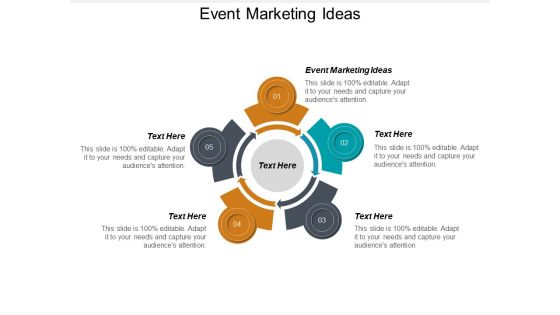 Event Marketing Ideas Ppt PowerPoint Presentation Show Visuals Cpb