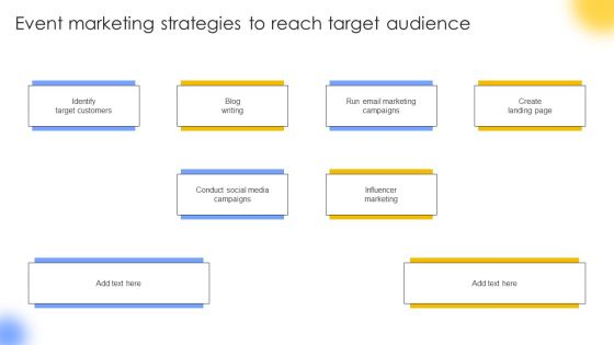 Event Marketing Strategies To Reach Target Audience Background PDF