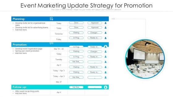 Event Marketing Update Strategy For Promotion Ppt Summary Model PDF Event Marketing Update Strategy For Promotion Ppt Summary Model PDF