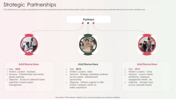 Event Organizer And Coordinator Company Profile Strategic Partnerships Brochure PDF Event Organizer And Coordinator Company Profile Strategic Partnerships Brochure PDF