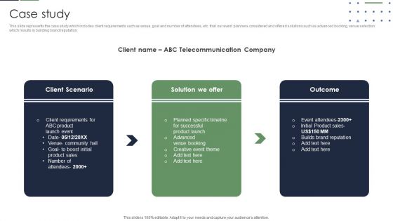 Event Planner Company Profile Case Study Sample PDF Event Planner Company Profile Case Study Sample PDF