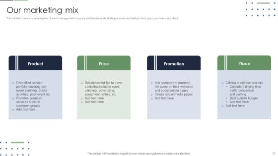 Event Planner Company Profile Ppt PowerPoint Presentation Complete With Slides Slide27