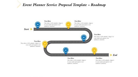 Event Planner Service Proposal Template Roadmap Ppt Infographics Outfit PDF