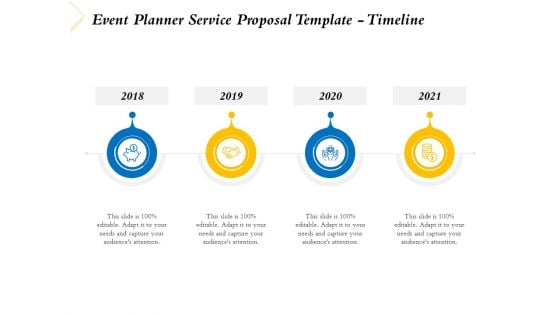 Event Planner Service Proposal Template Timeline Ppt Pictures PDF